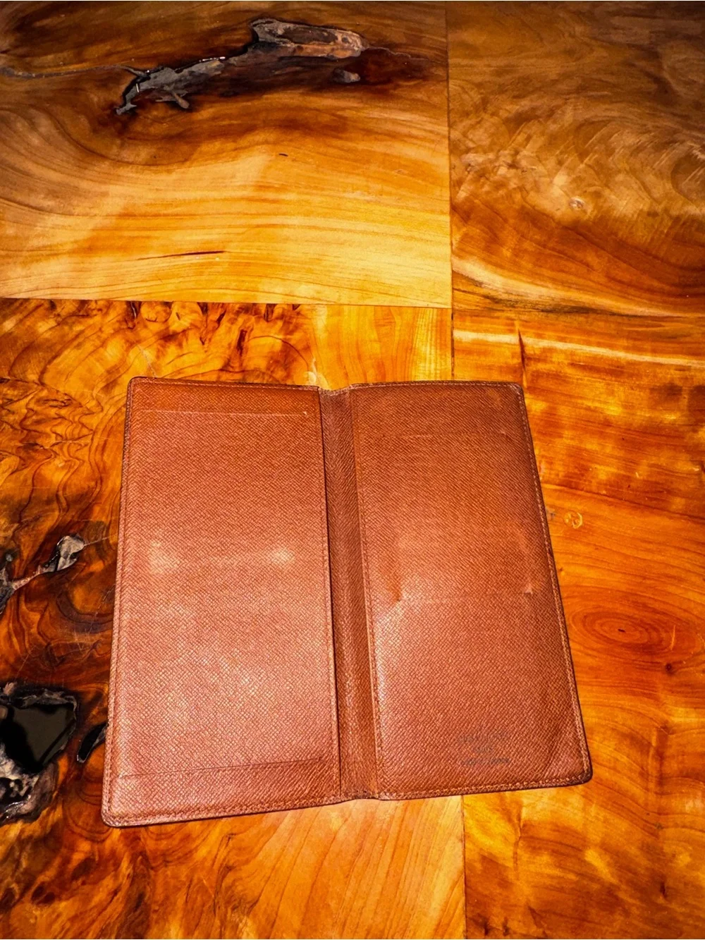 LOUIS VUITTON Monogram Porte Valeurs Checkbook Wallet